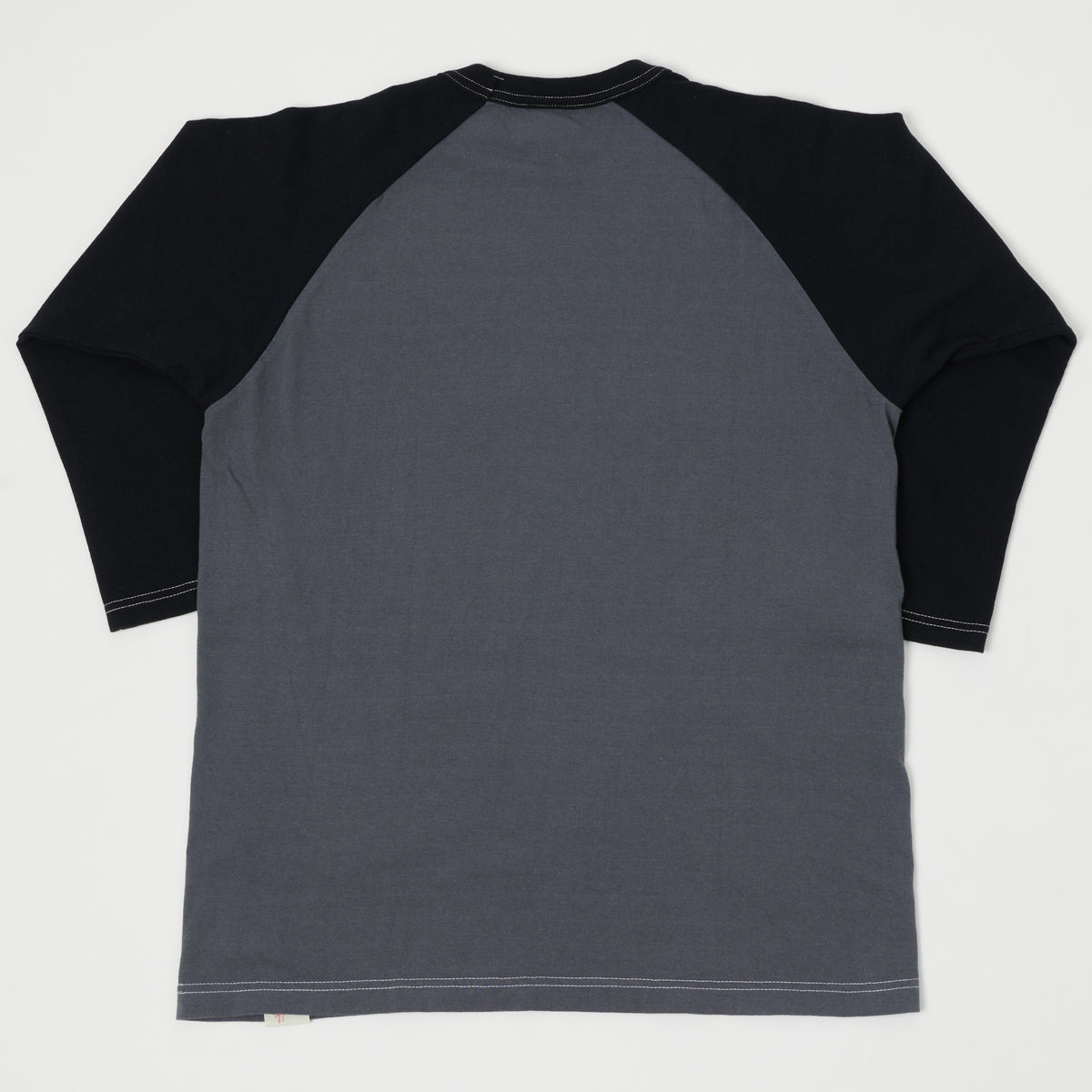 TOYS McCOY Raglan Sleeve Baseball T-Shirt - Graphite Grey/Black