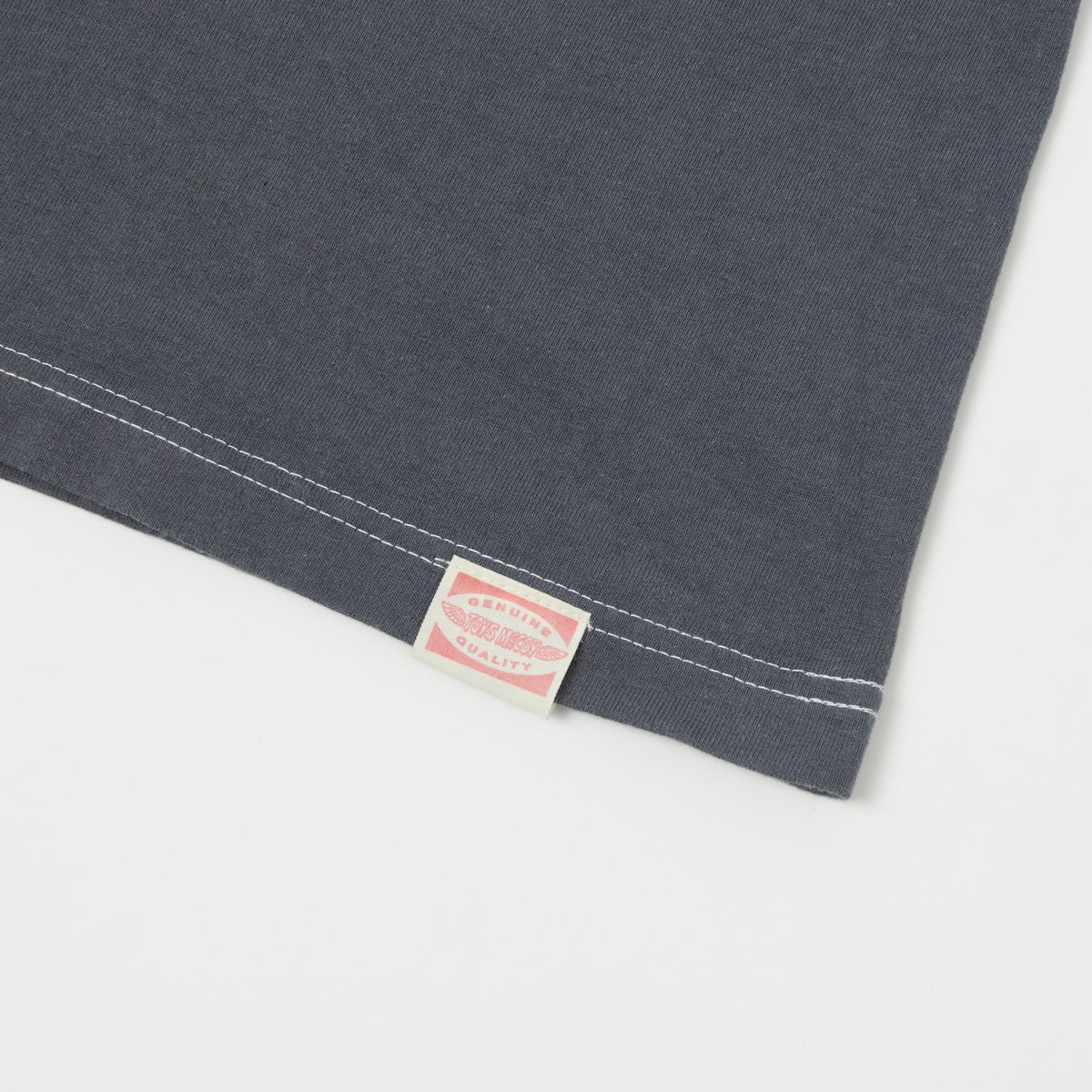 TOYS McCOY Raglan Sleeve Baseball T-Shirt - Graphite Grey/Black