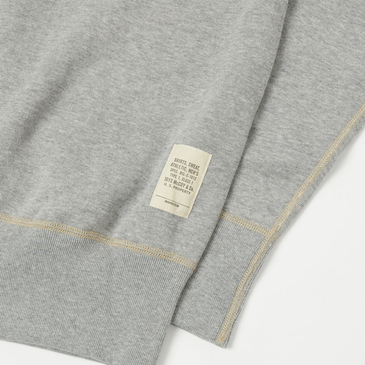 TOYS McCOY Set-in Sleeve Sweatshirt - Grey