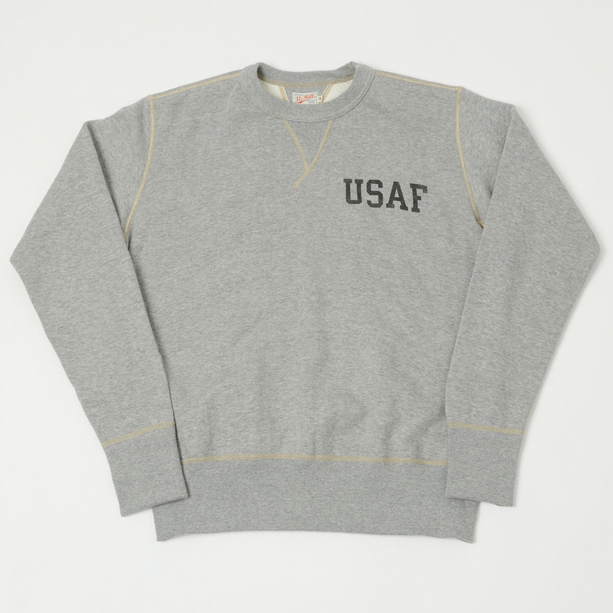 TOYS McCOY U.S.A.F Print Sweatshirt - Grey