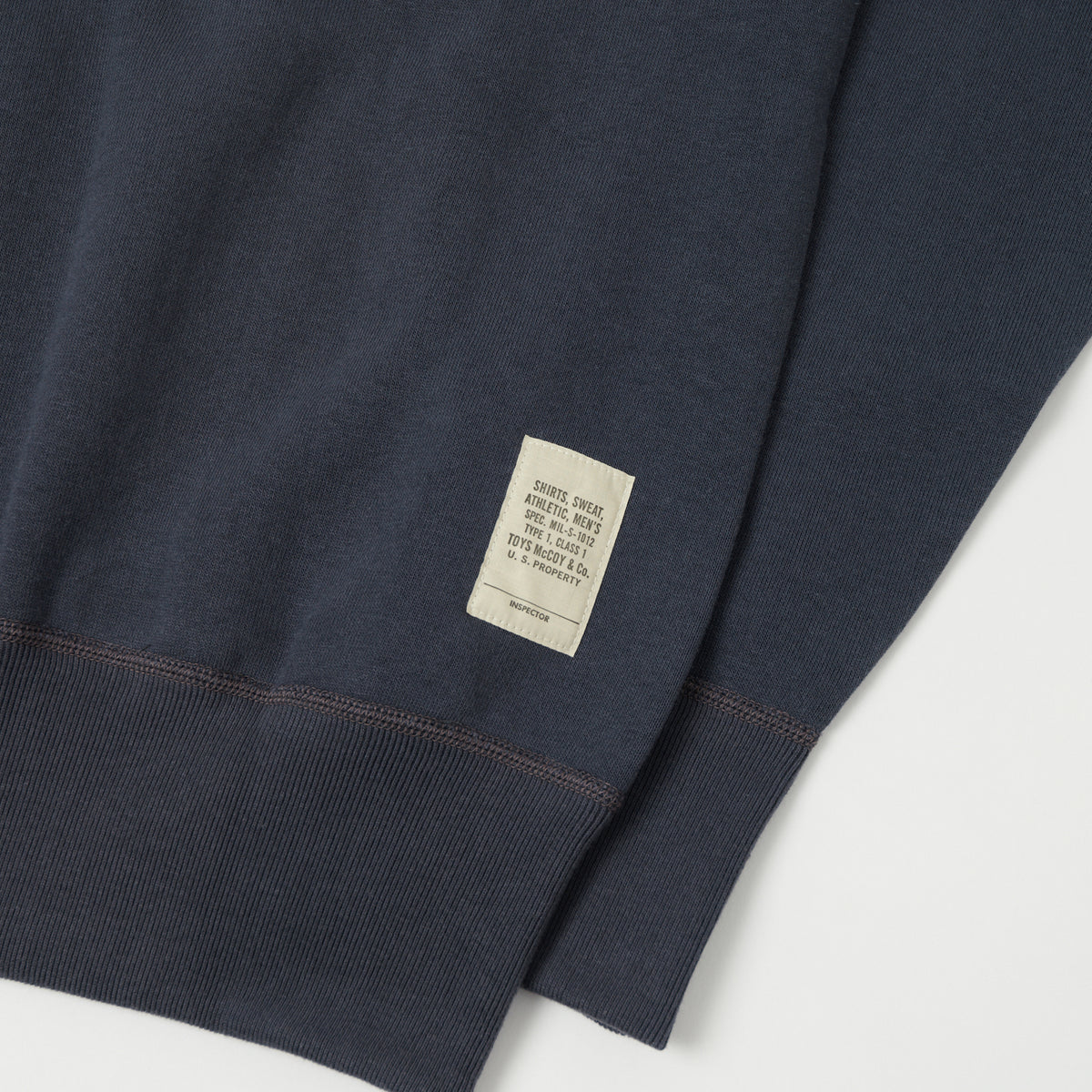 TOYS McCOY U.S.N Print Sweatshirt - Navy Grey