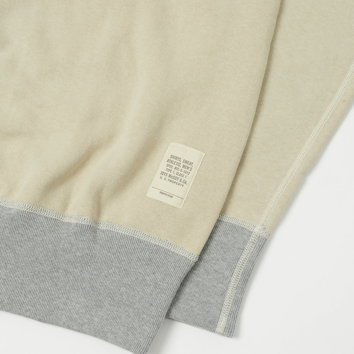 TOYS McCOY U.S.N Print Sweatshirt - Sand