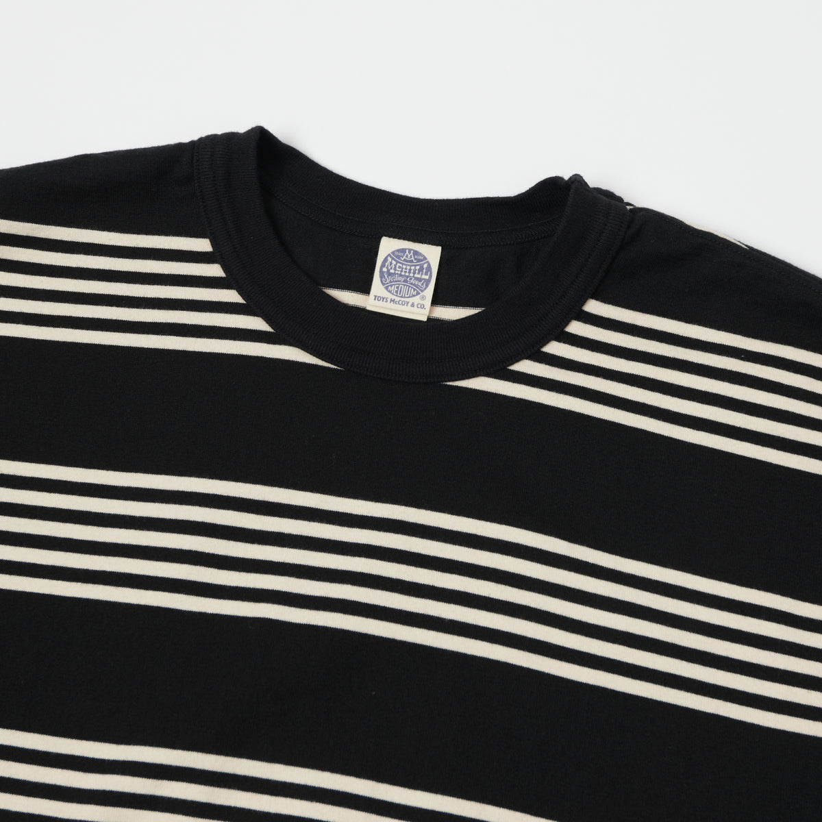 TOYS McCOY Multi Bordered T-Shirt - Ivory/Black