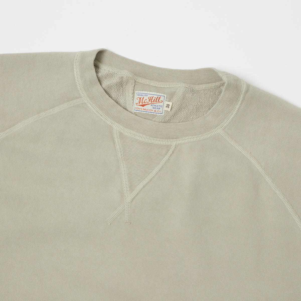 TOYS McCOY Short Sleeve Military Sweatshirt - Sand
