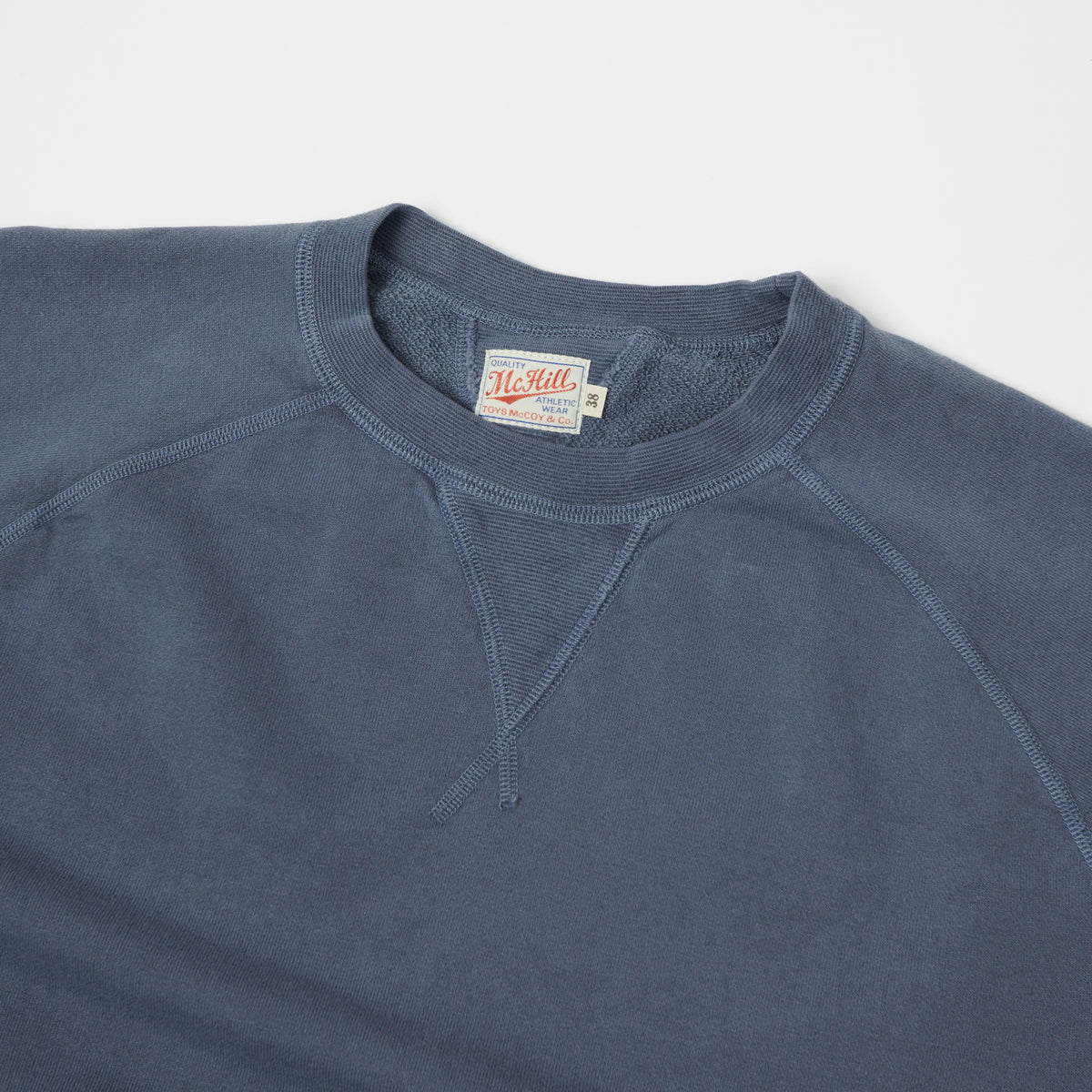 TOYS McCOY Short Sleeve Military Sweatshirt - Blue