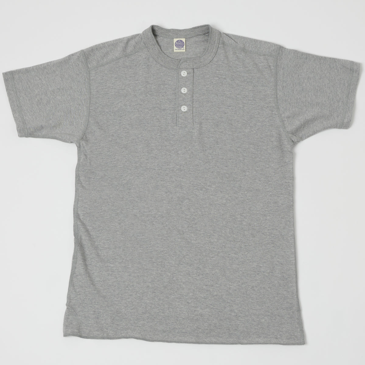 TOYS McCOY Union Henley - Heather Grey