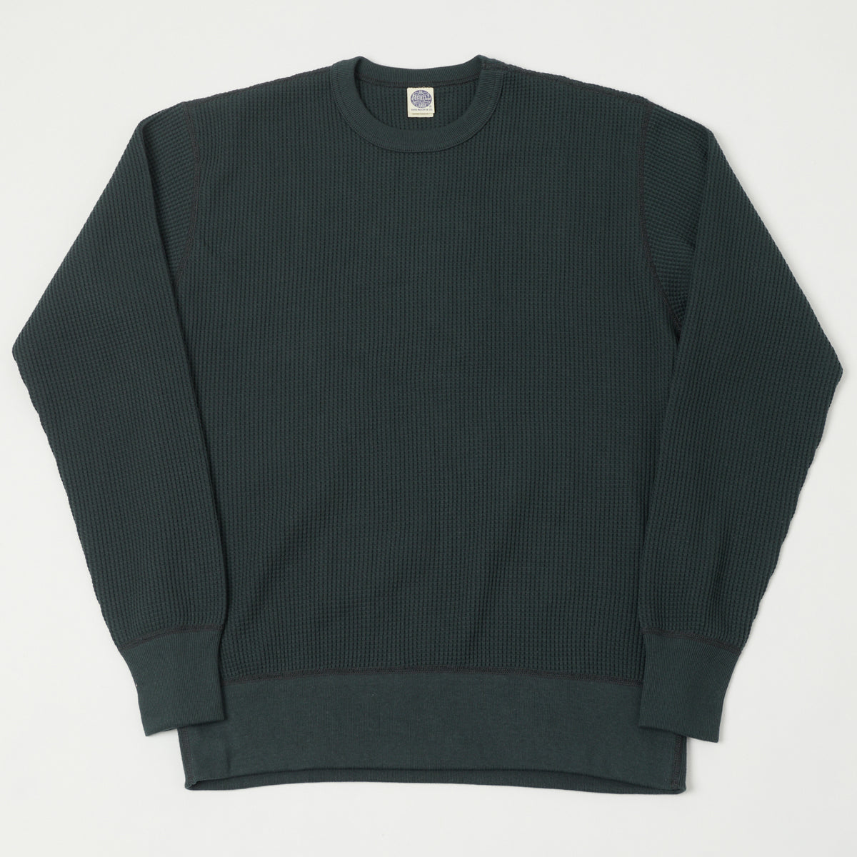 TOYS McCOY 'Big Waffle' Thermal Sweatshirt - Black