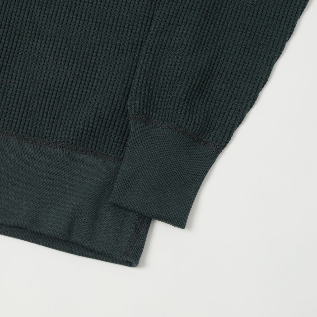 TOYS McCOY 'Big Waffle' Thermal Sweatshirt - Black