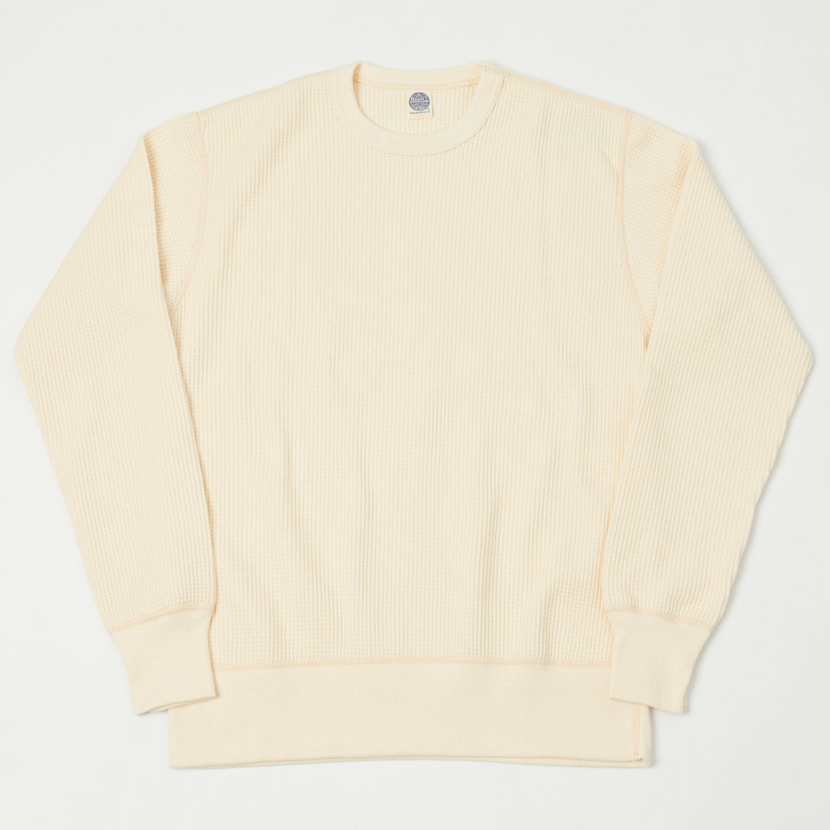 TOYS McCOY 'Big Waffle' Thermal Sweatshirt - Natural