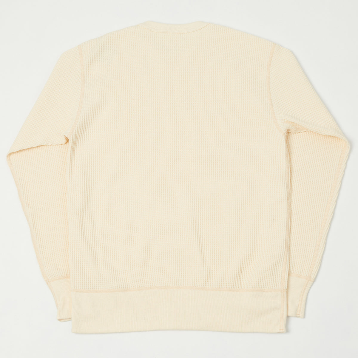 TOYS McCOY 'Big Waffle' Thermal Sweatshirt - Natural