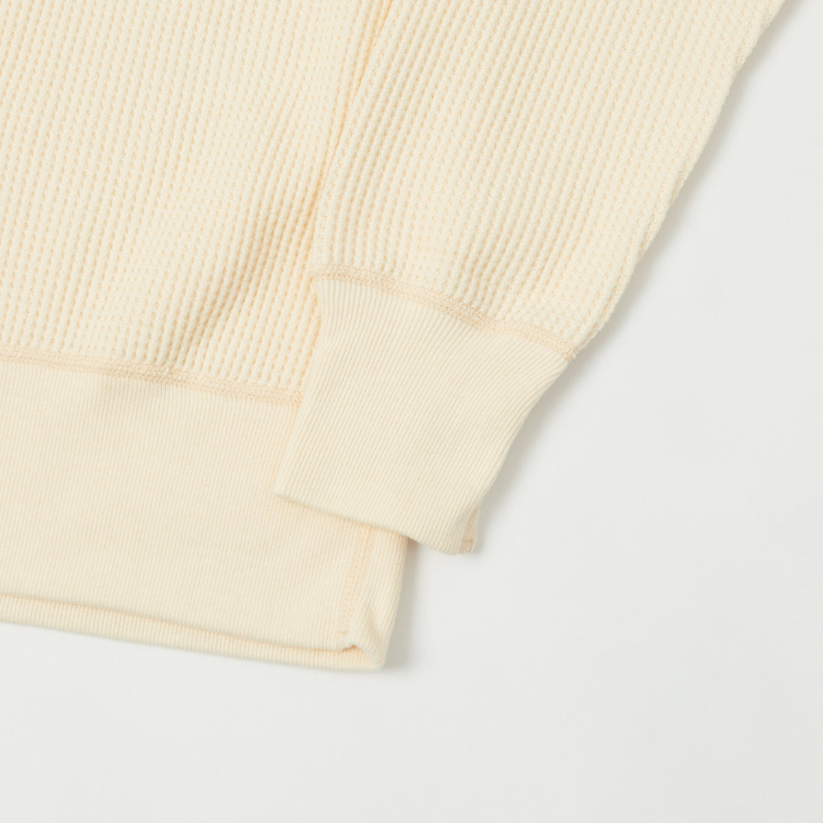 TOYS McCOY 'Big Waffle' Thermal Sweatshirt - Natural