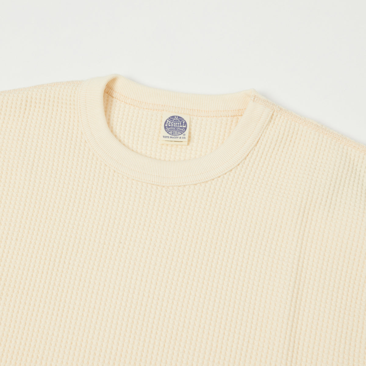 TOYS McCOY 'Big Waffle' Thermal Sweatshirt - Natural