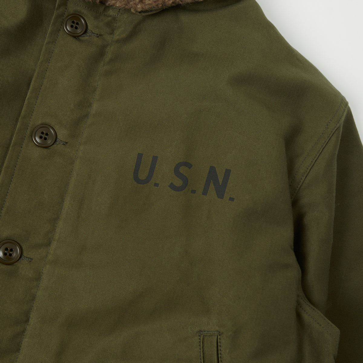 TOYS McCOY U.S. Navy N-1 Deck Jacket - Khaki