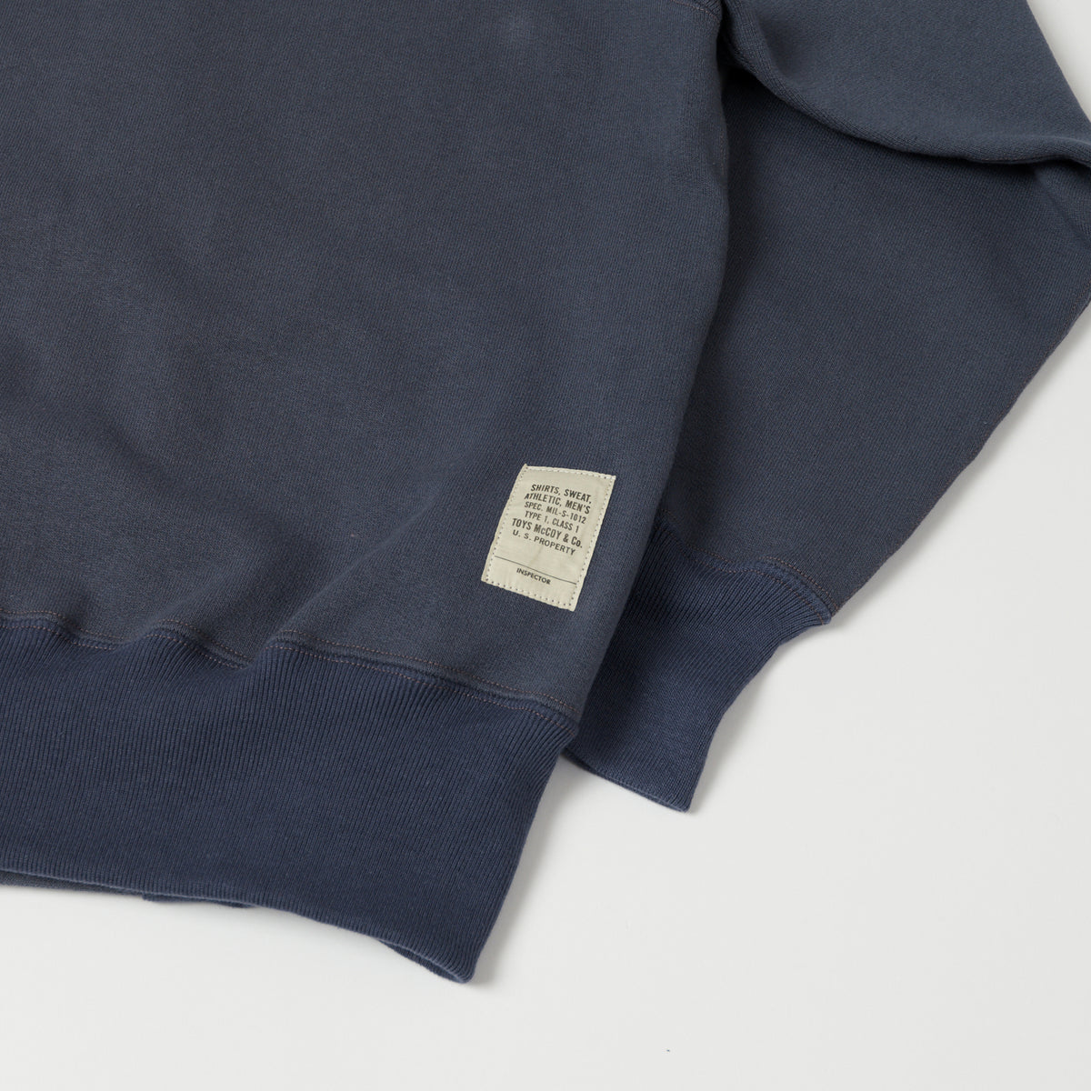TOYS McCOY U.S.A.F Print Zip Through Hoodie - Navy Grey