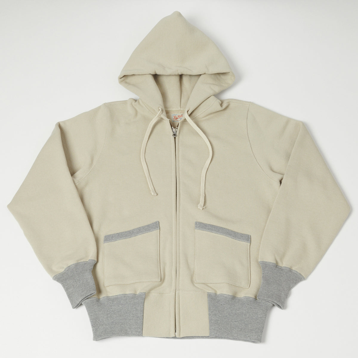 TOYS McCOY 'McHill' Zip Through Hoodie - Sand
