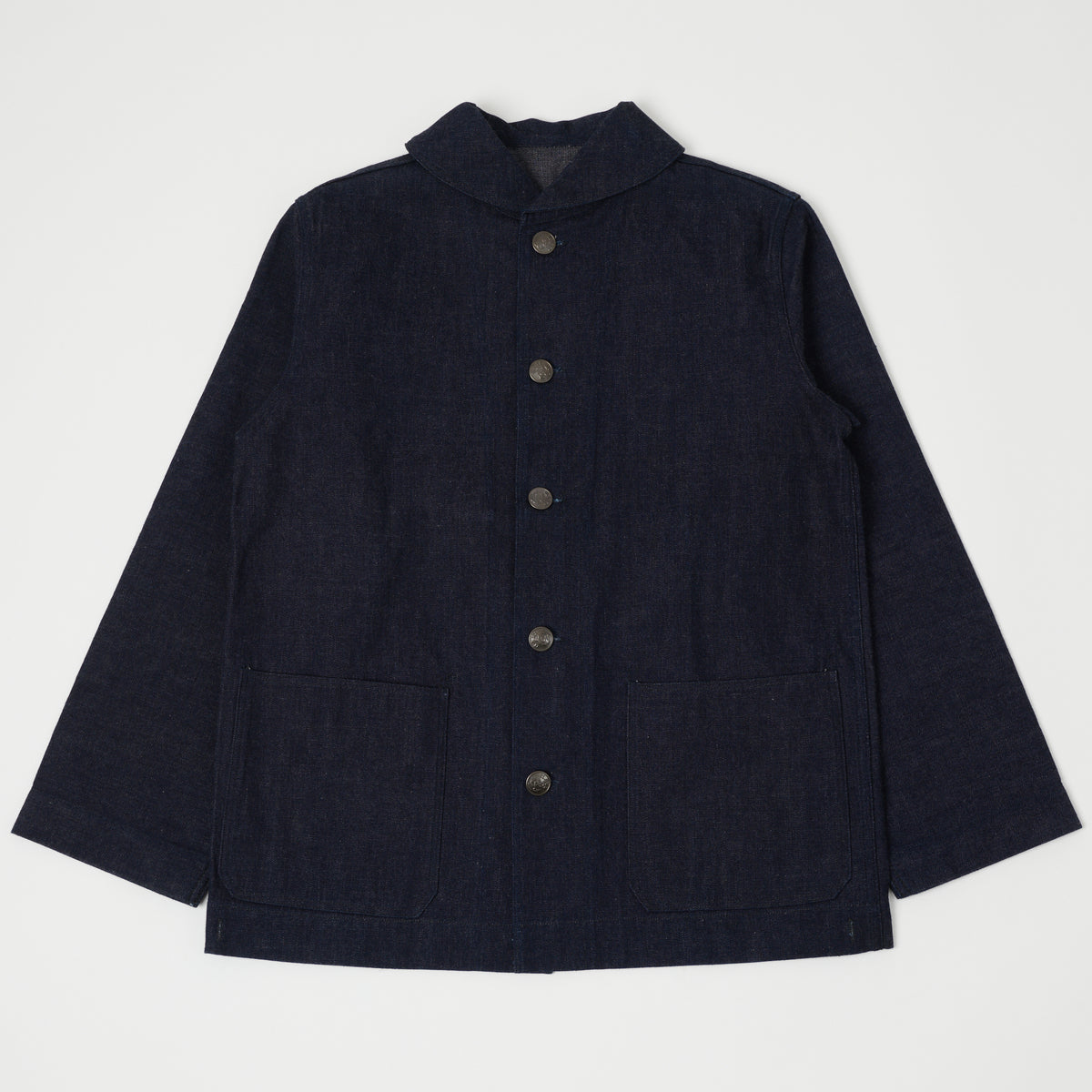 Warehouse & Co 2142 U.S. Navy Denim Deck Jacket - Raw