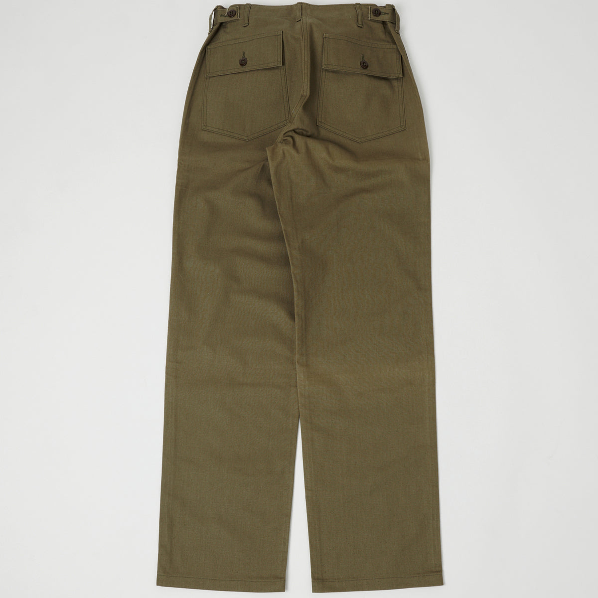 Warehouse 1086 Herringbone Twill Military Fatigue Pant - Olive Drab