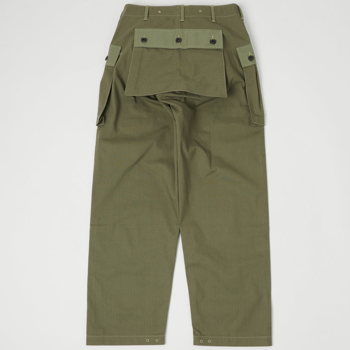 Warehouse & Co 1097 U.S.M.C. Herringbone Twill Monkey Pant - Olive Drab