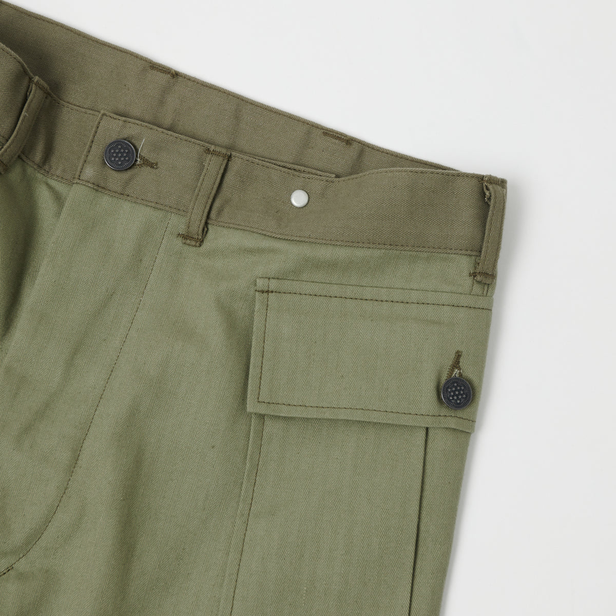 Warehouse & Co 1098 U.S. Army Herringbone Twill Pant - Olive Drab