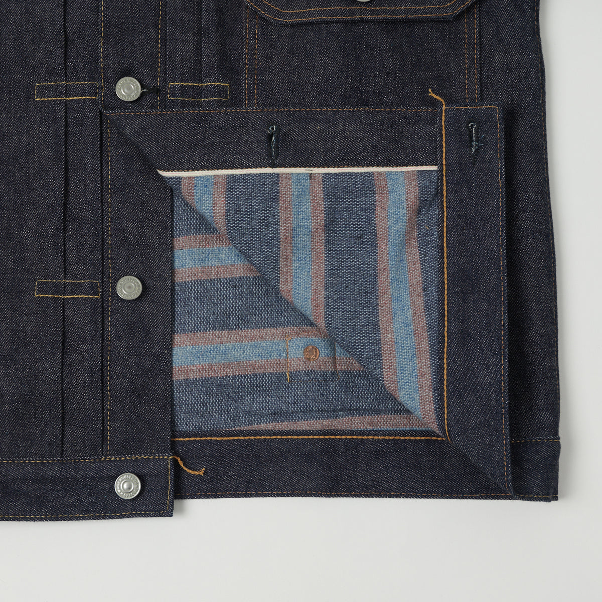 Warehouse & Co 2001XX (2000XX) Blanket Lined Type-I Denim Jacket - Raw