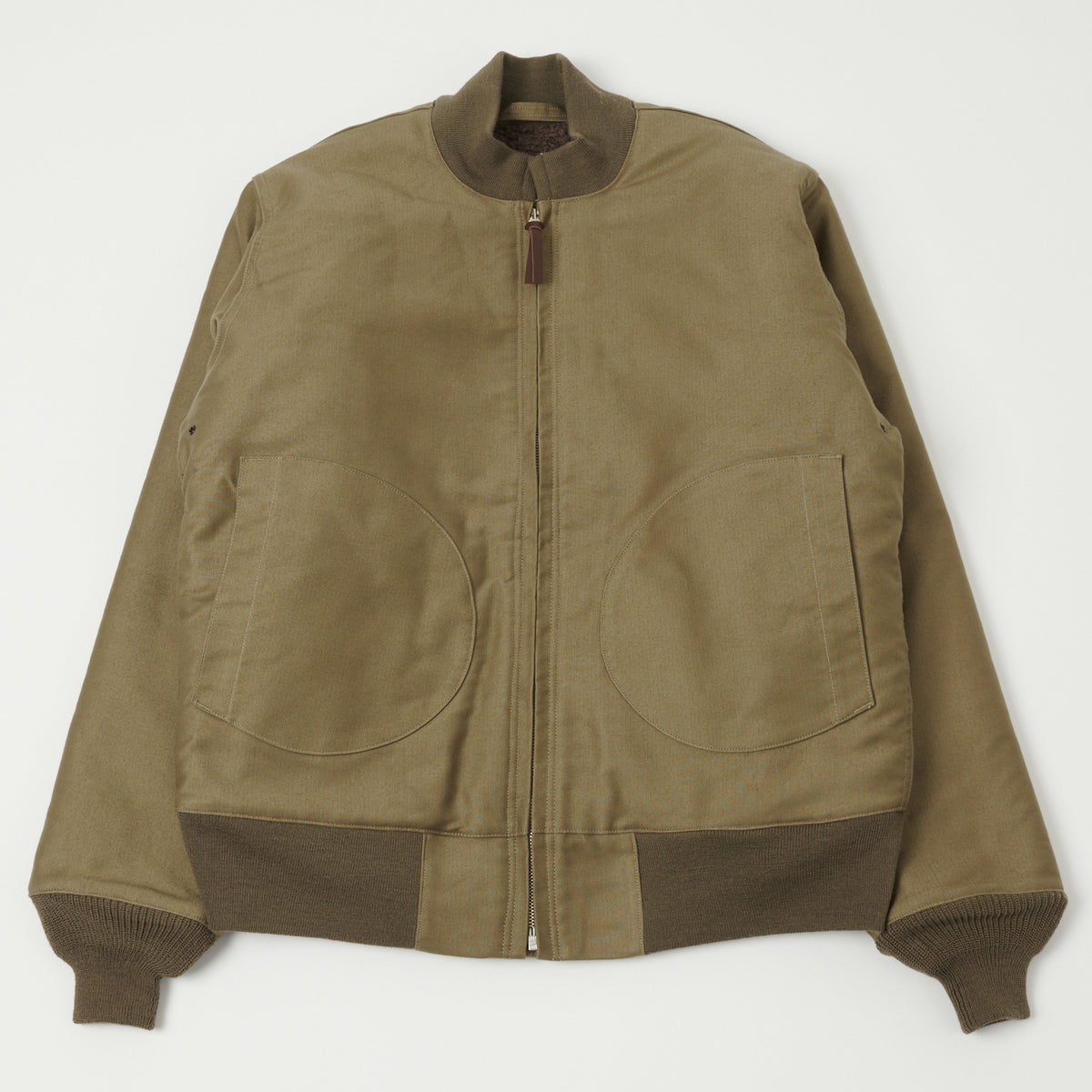 Warehouse & Co 2180 Aviators Flight Jacket - Khaki