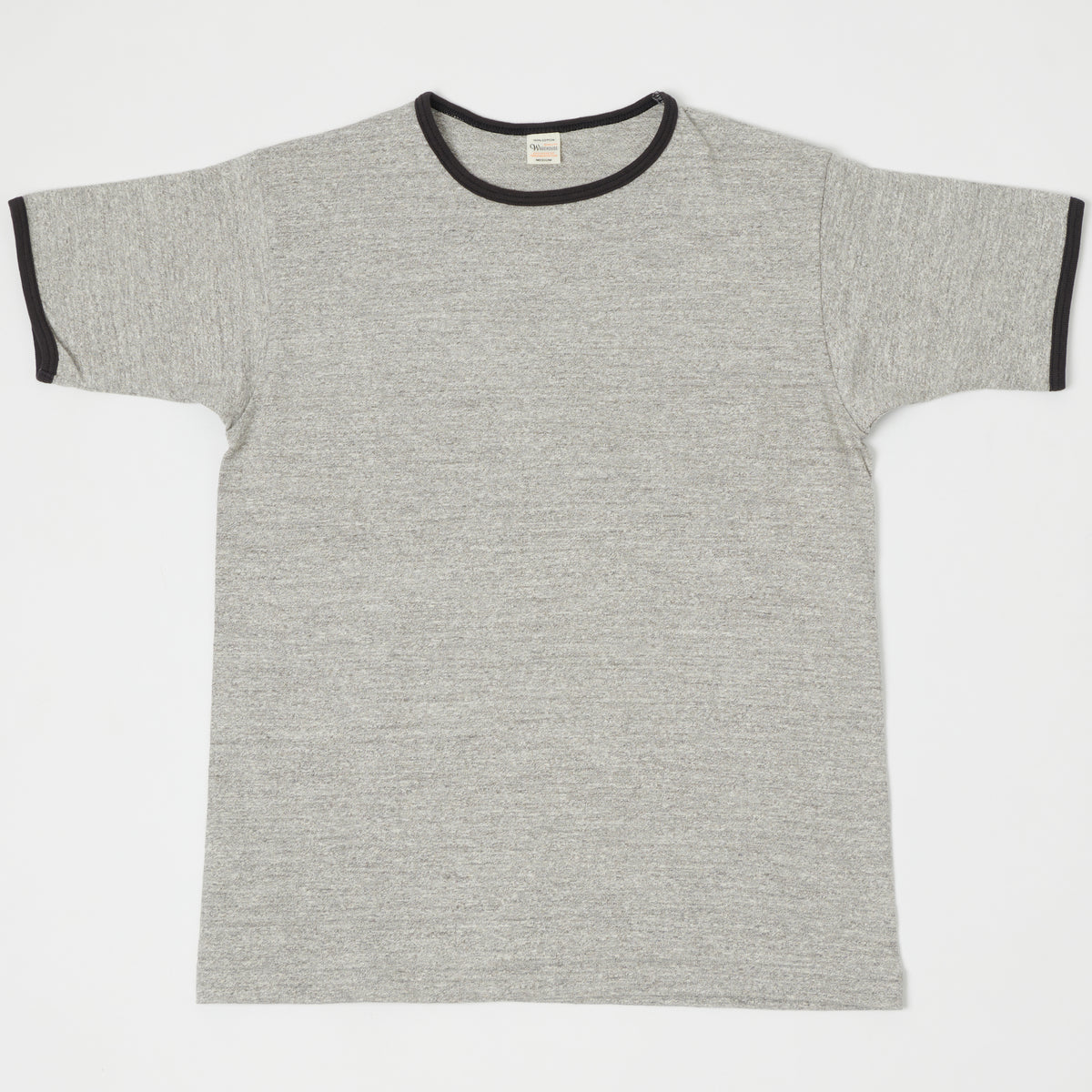 Warehouse & Co 4059 Ringer T-Shirt - Heather Grey/Ash