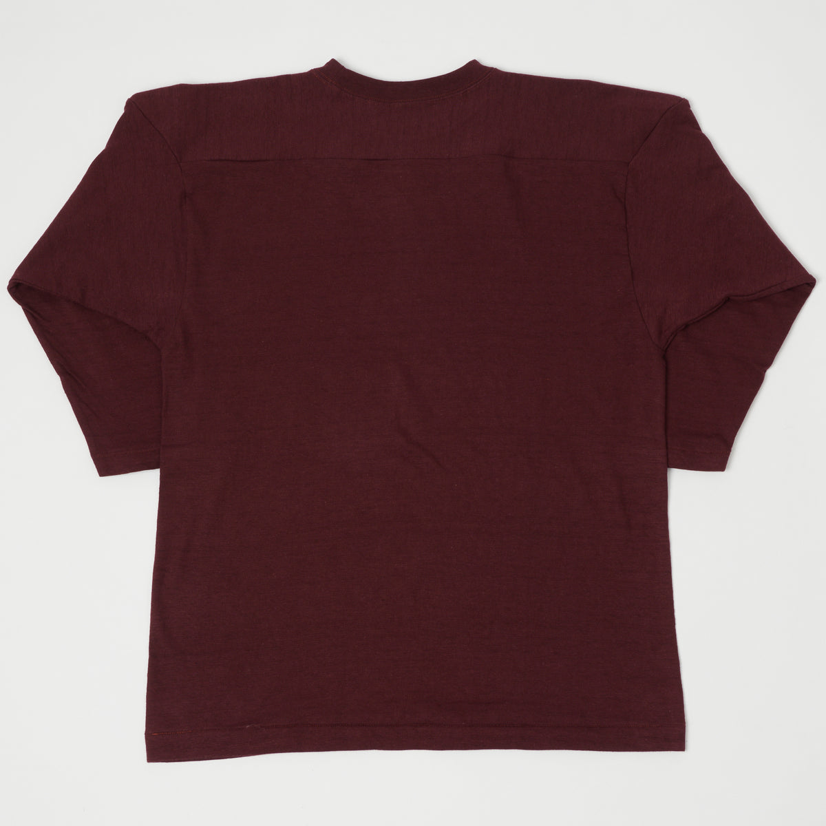 Warehouse & Co 4063 3/4 Sleeve Football T-Shirt - Bordeaux