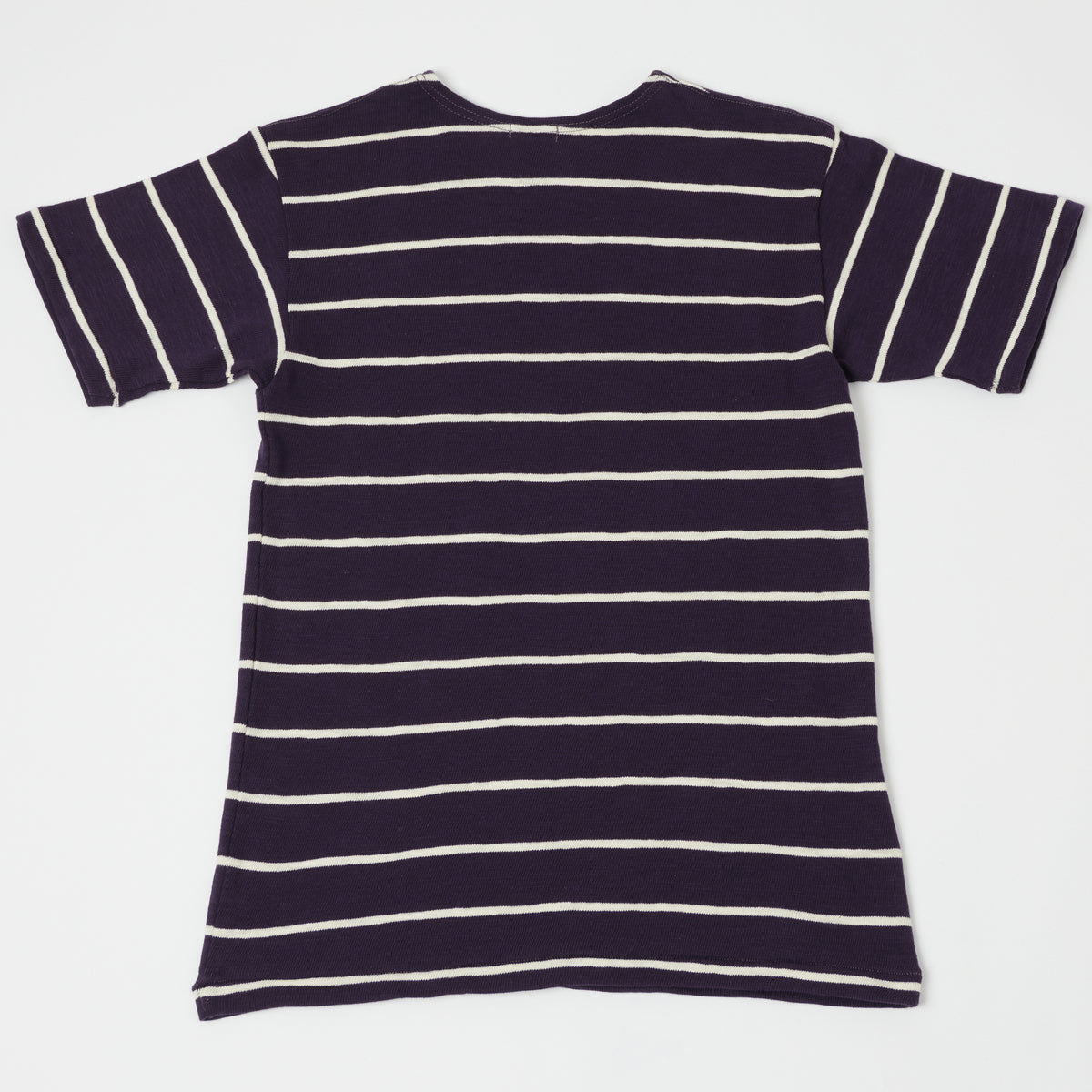 Warehouse & Co 4087 Duck Digger Stripe T-Shirt - Navy/Off White