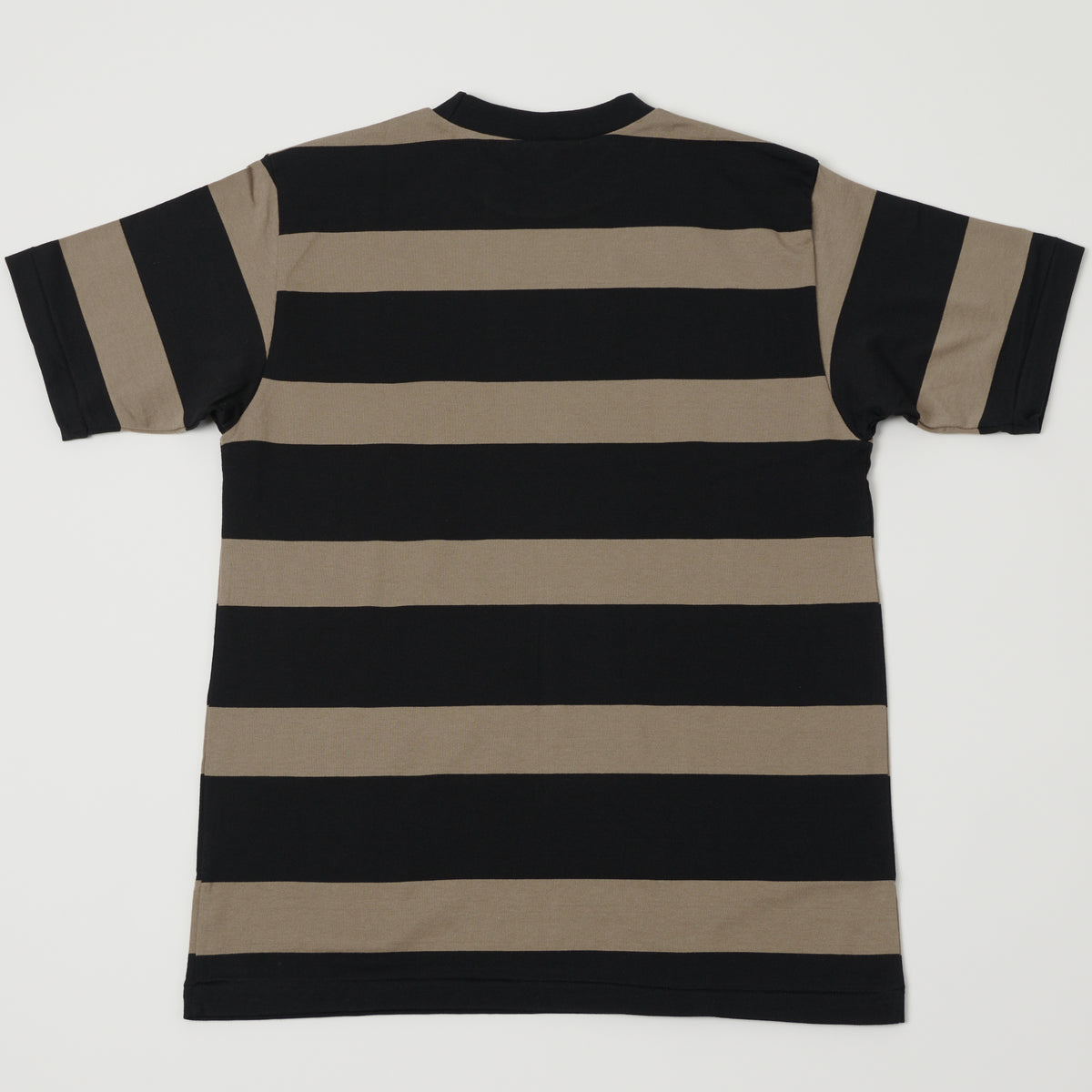 Warehouse & Co 4089 Border Stripe T-Shirt - Black/Grey