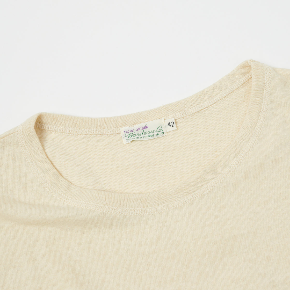 Warehouse & Co 4091 Duck Digger Skivvy T-Shirt  - Beige
