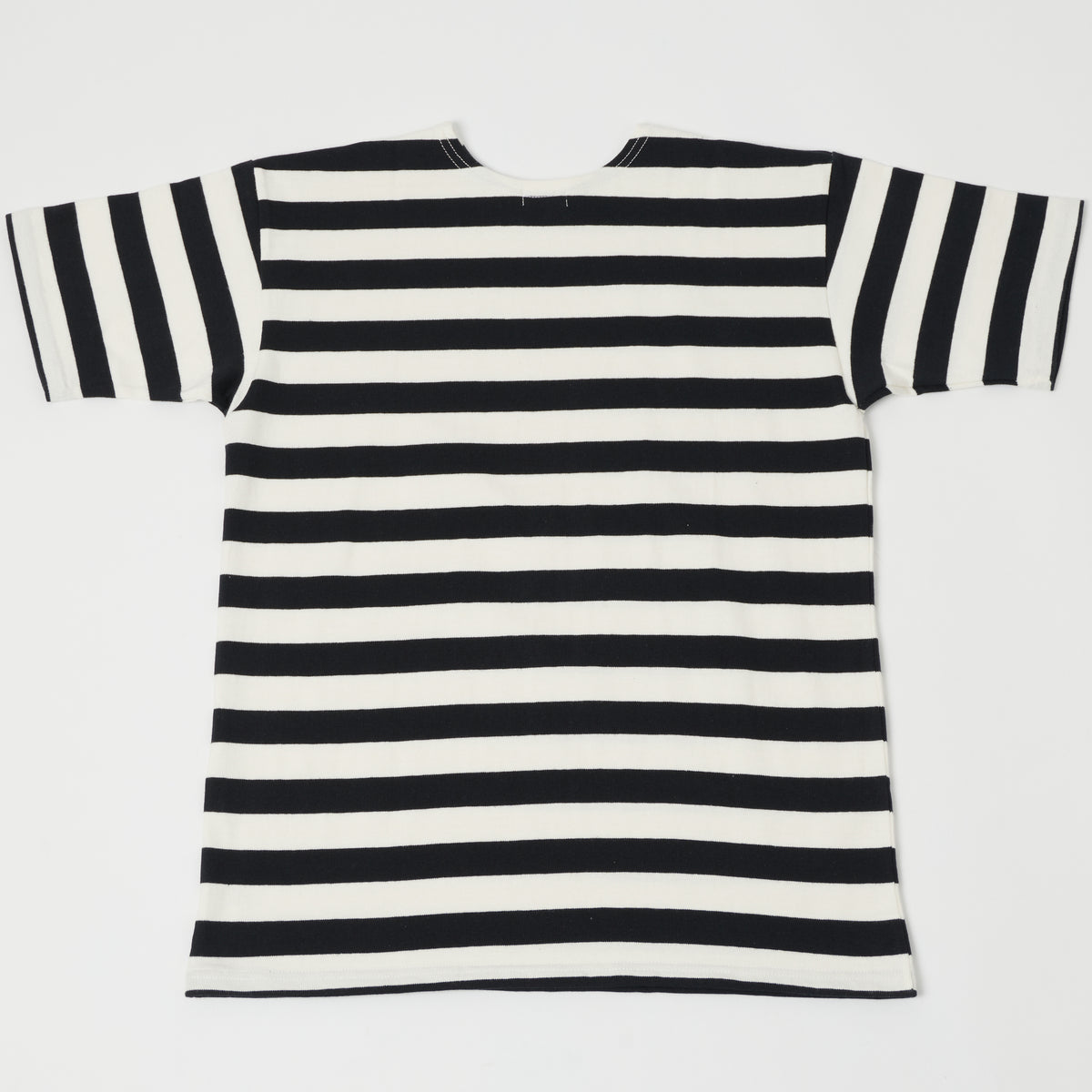 Warehouse & Co 4094 Duck Digger Stripe T-Shirt - Off White/Black