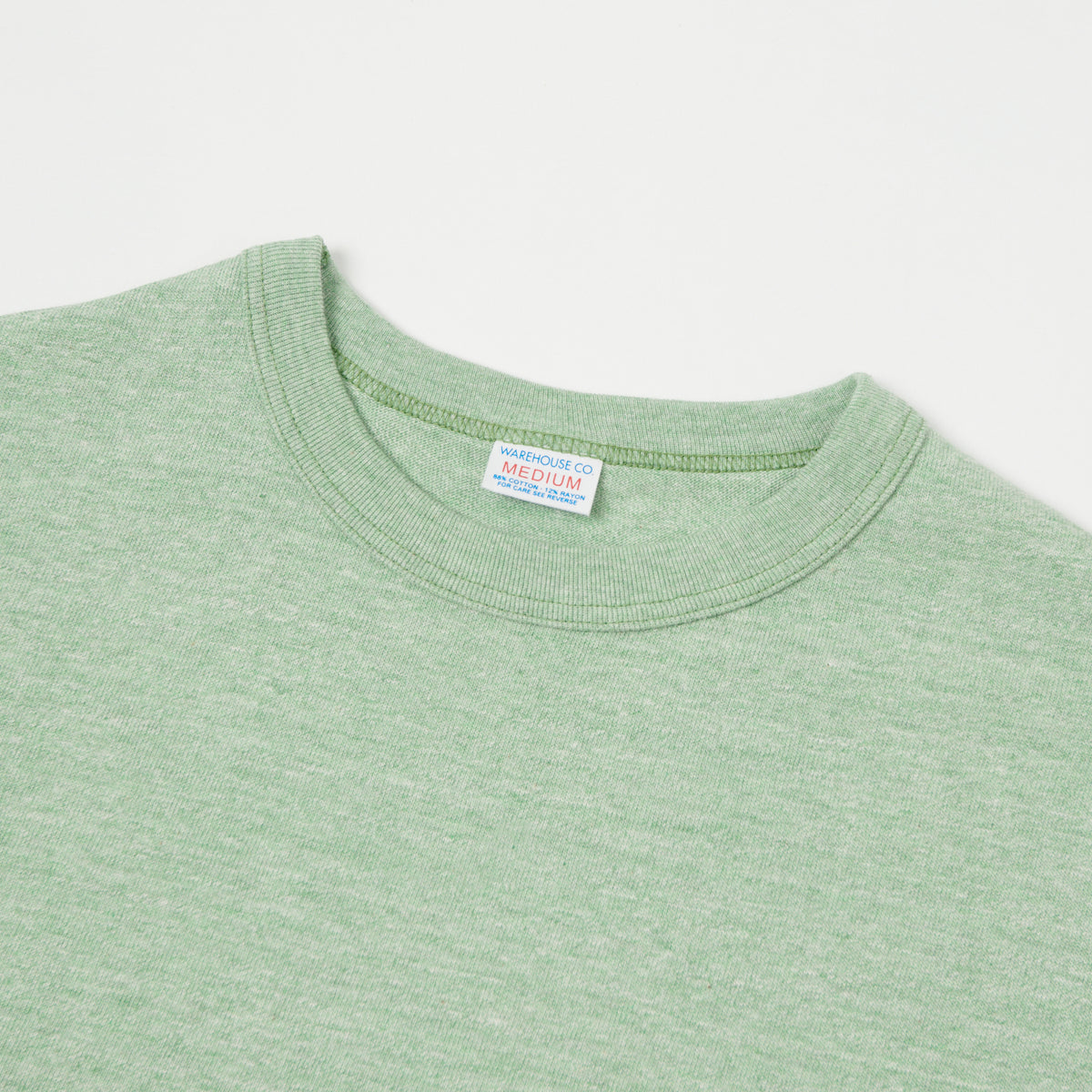 Warehouse & Co 4096 Cotton Rayon T-Shirt - Heather Green