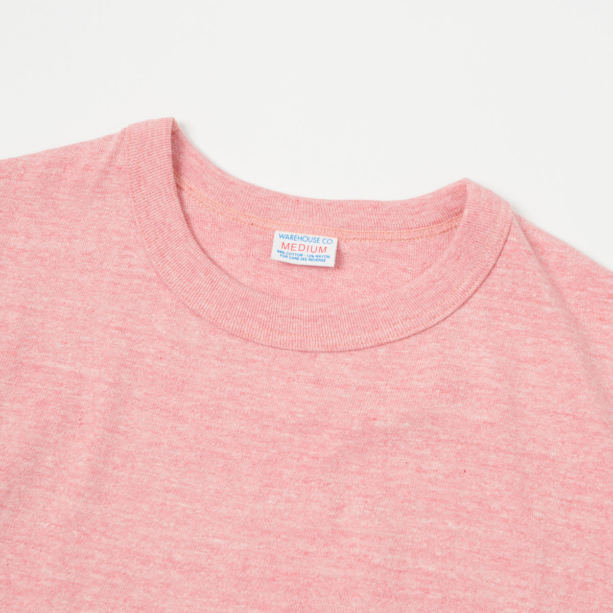 Warehouse & Co 4096 Cotton Rayon T-Shirt - Heather Red