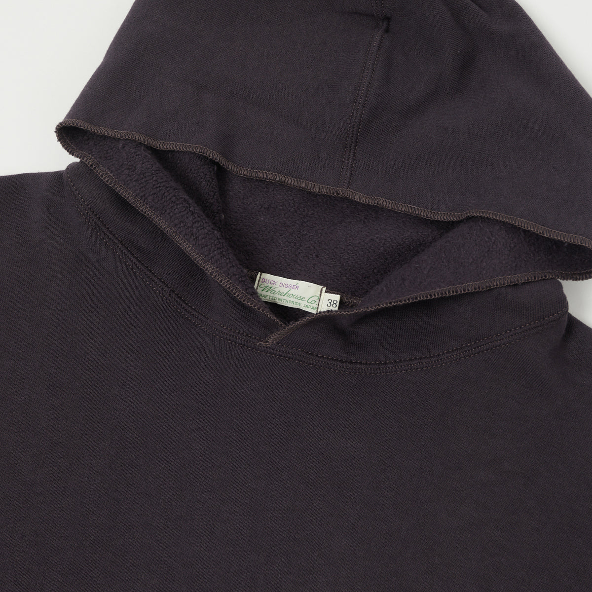 Warehouse & Co 453 Two Pocket Hooded Sweatshirt - Dark Navy