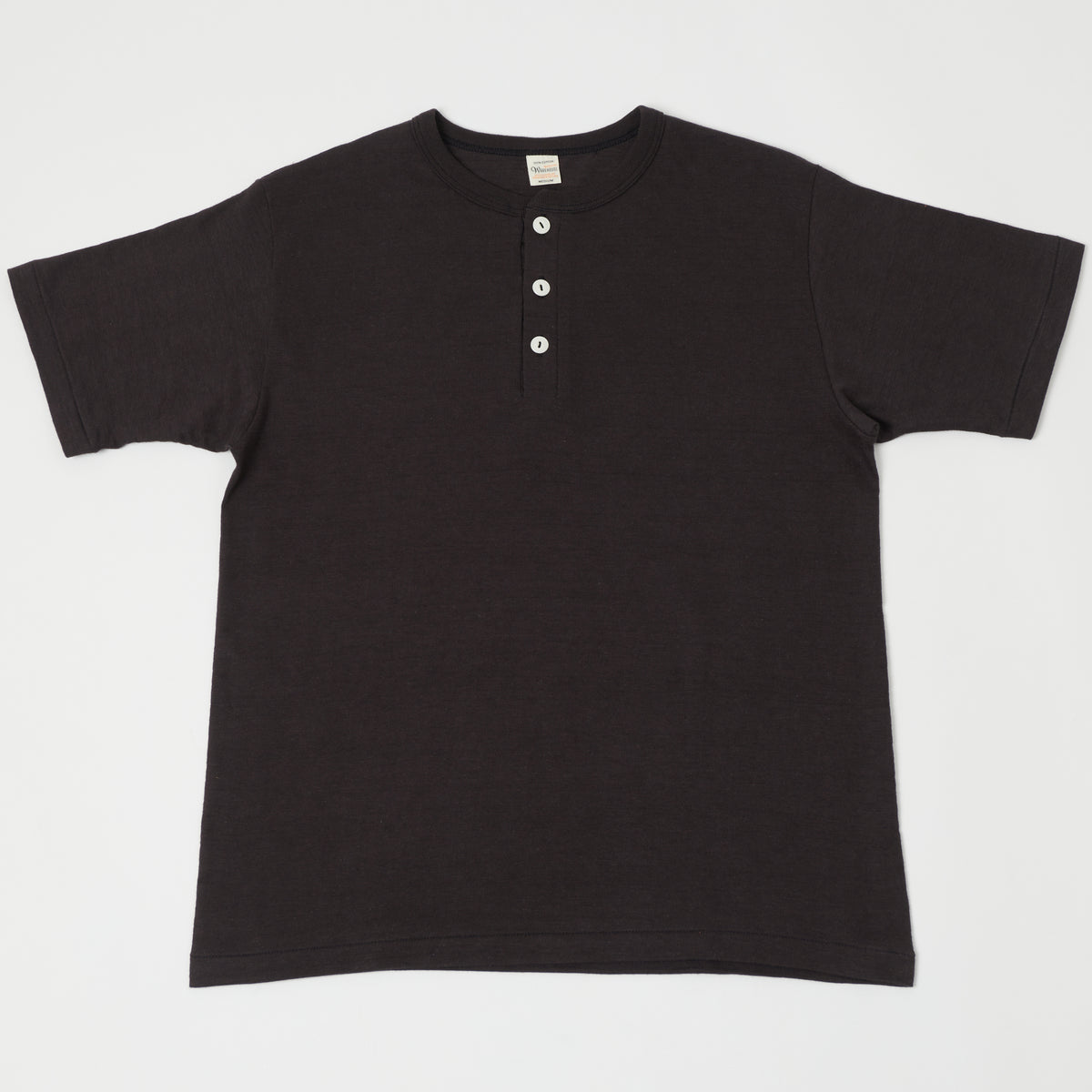 Warehouse & Co 4601 Henley T-Shirt - Black