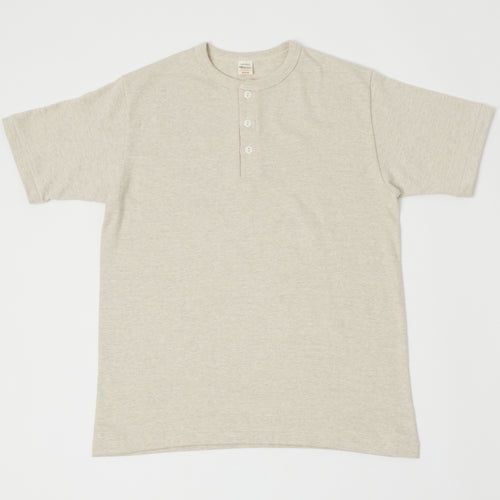 Warehouse & Co 4601 Henley T-Shirt - Oatmeal