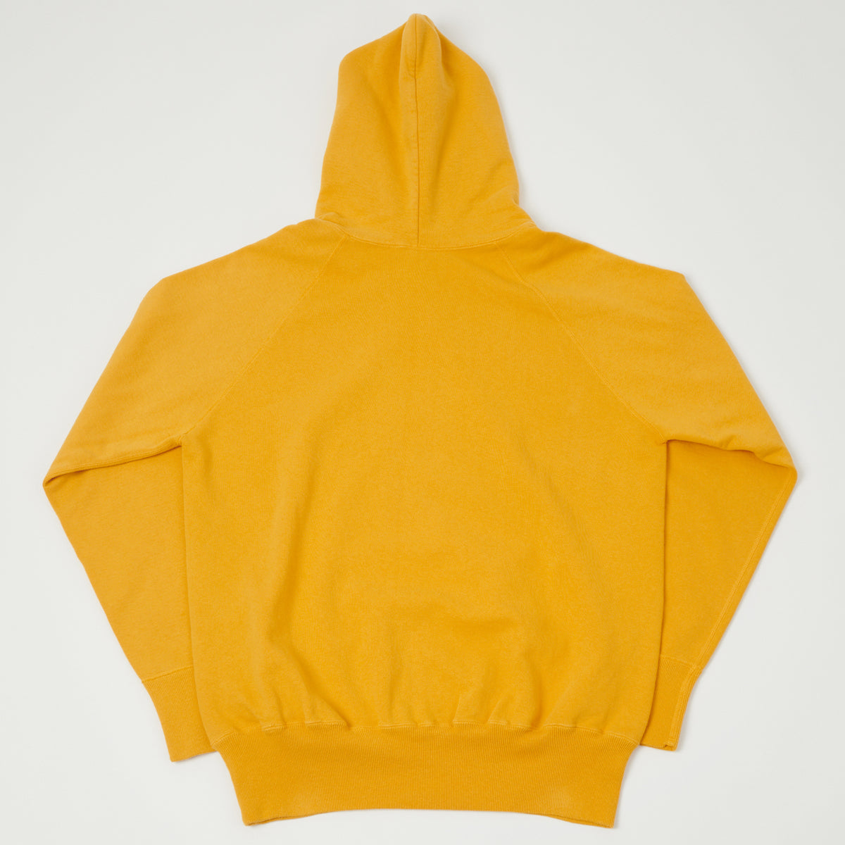 Warehouse & Co 462 Raglan Sleeve Hooded Sweatshirt - Yellow