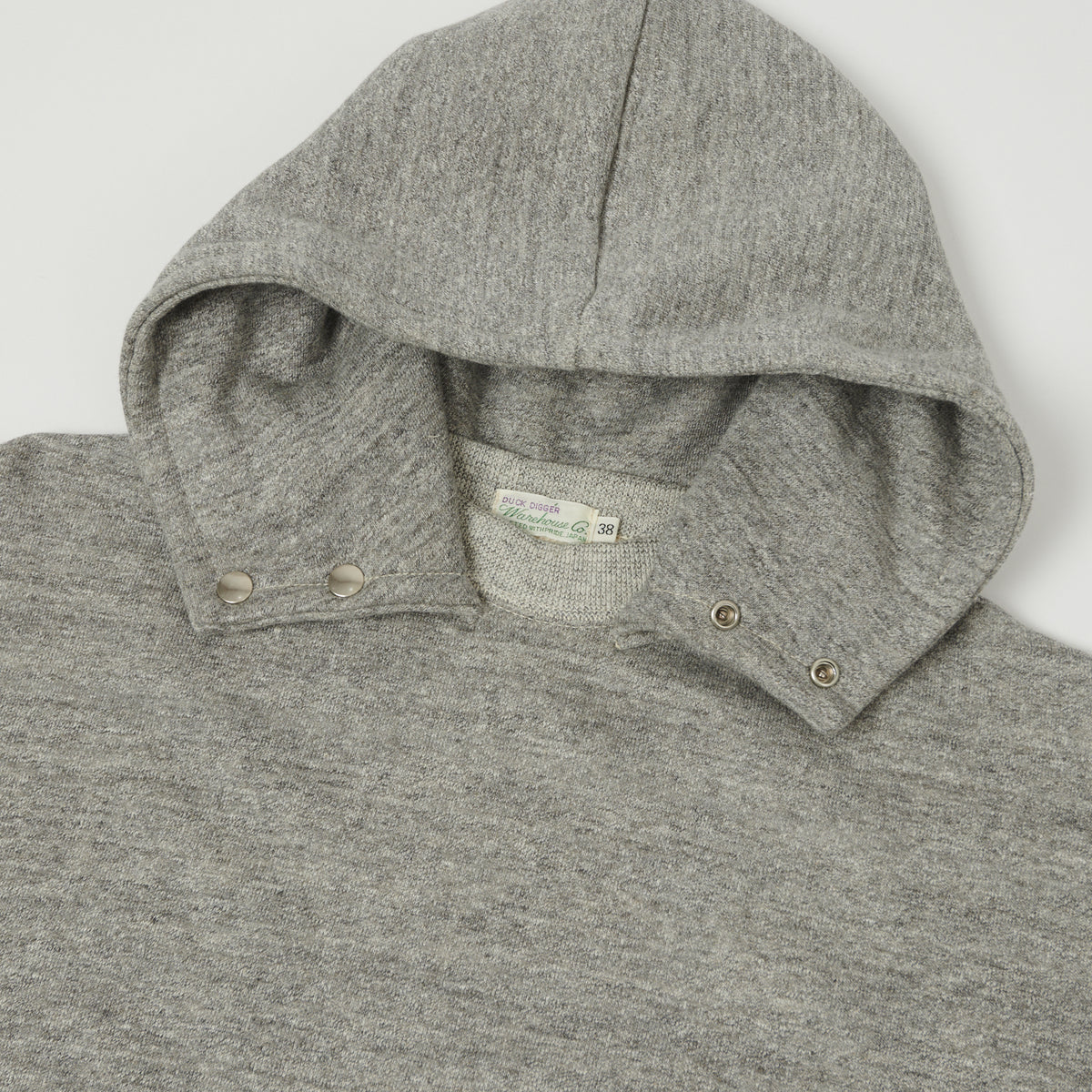 Warehouse & Co 469 Hooded Sweatshirt - Heather Grey