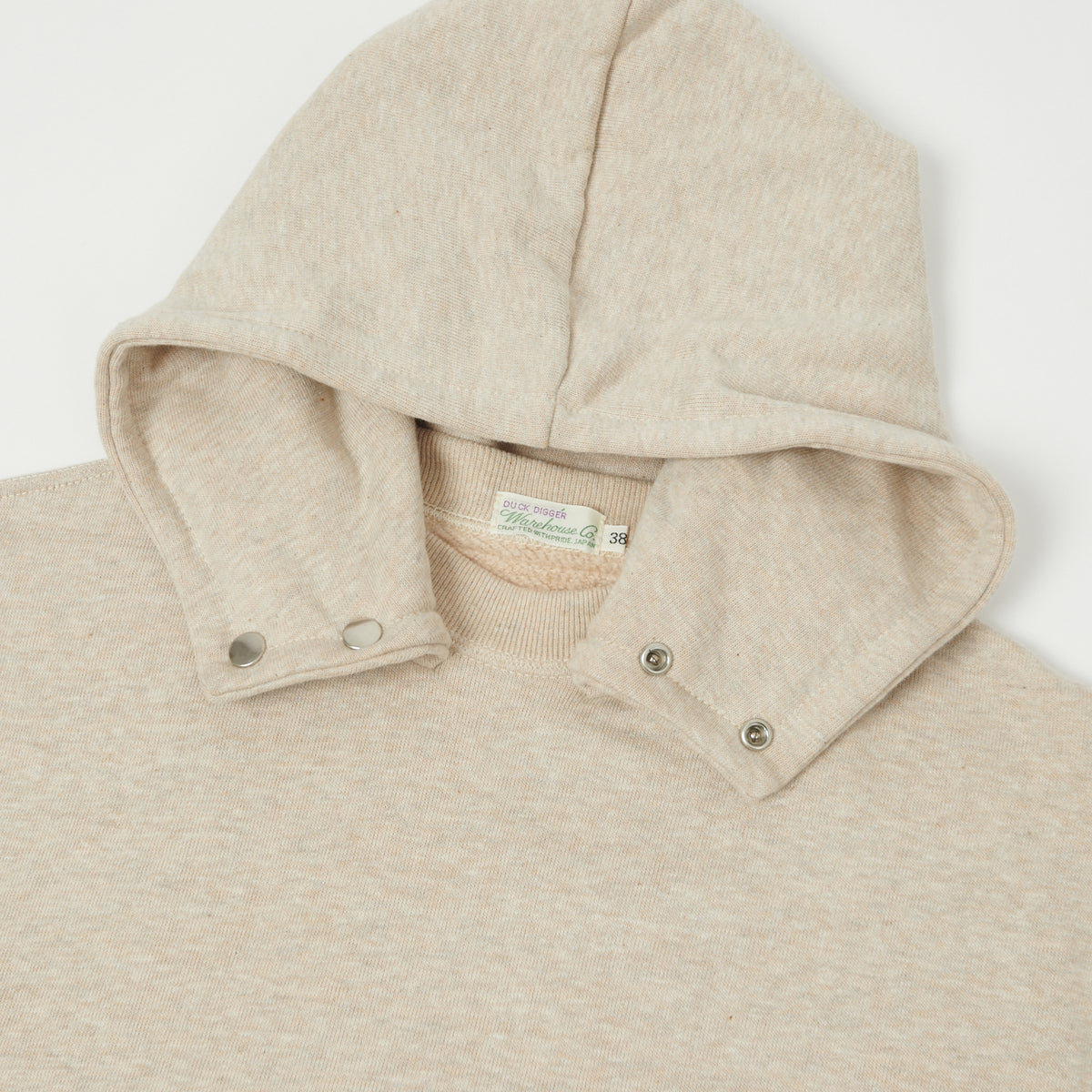 Warehouse & Co 469 Hooded Sweatshirt - Oatmeal