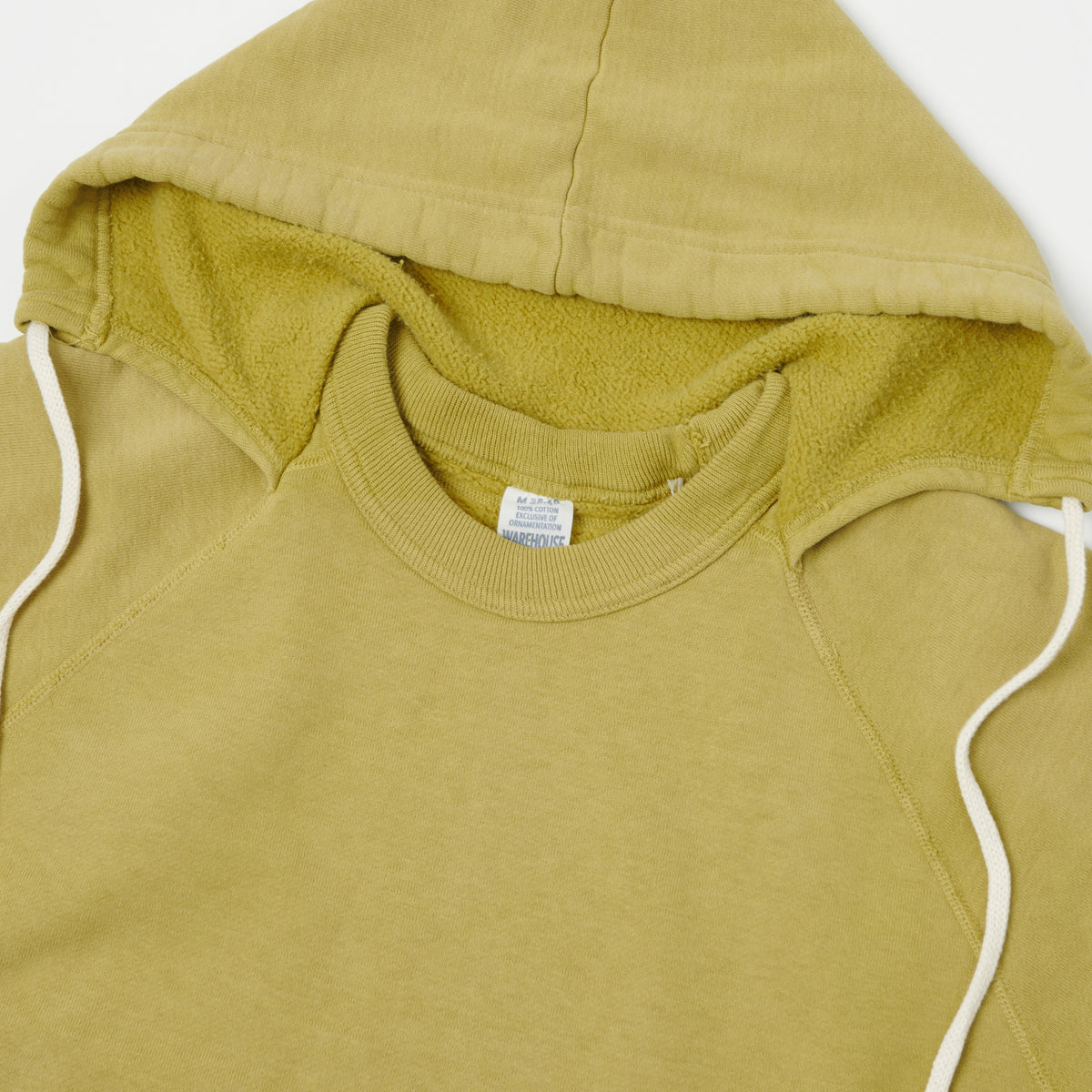 Warehouse & Co 475 Hooded Sweatshirt - Faded Yellow