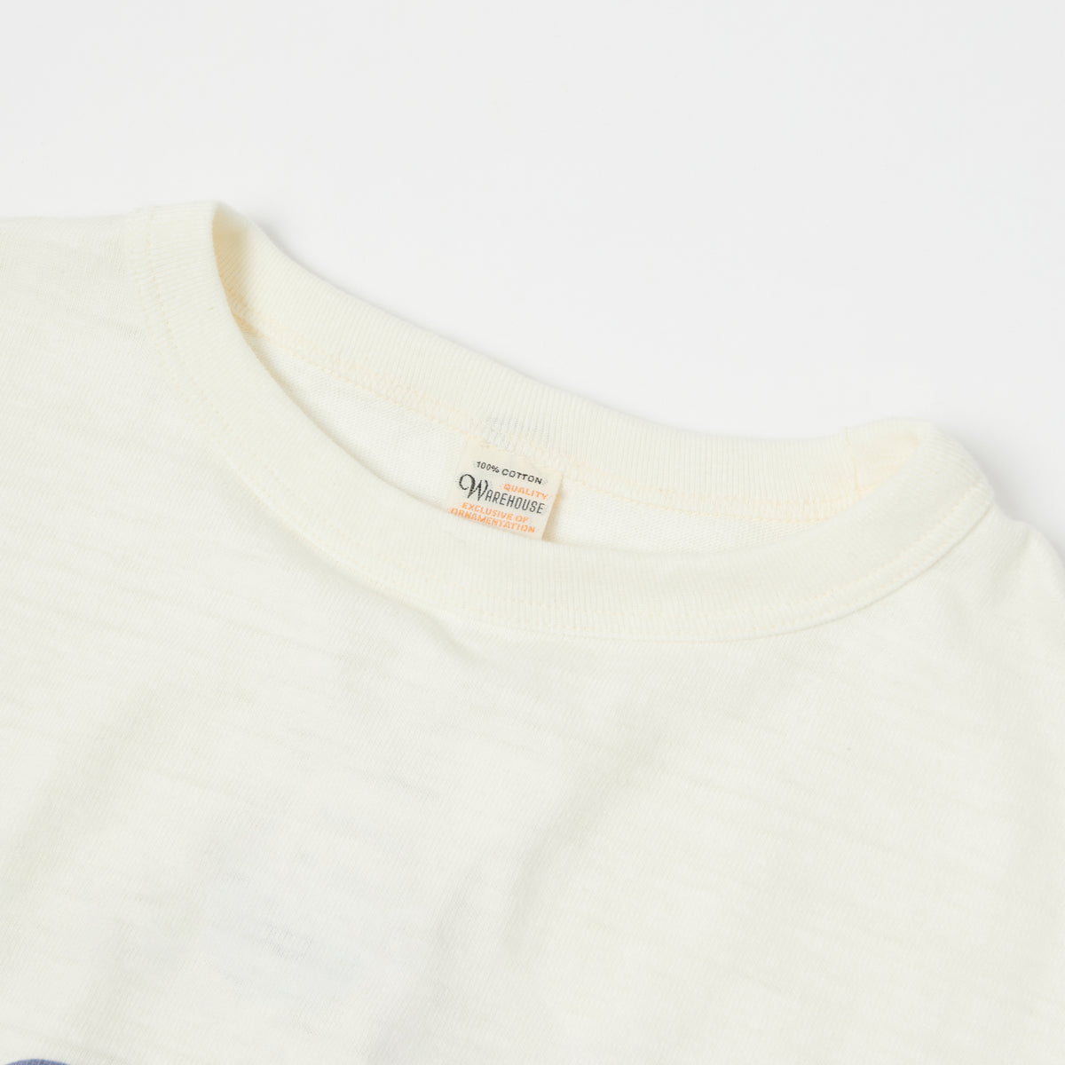 Warehouse & Co 4800 Baseball T-Shirt - Cream/Bordeaux