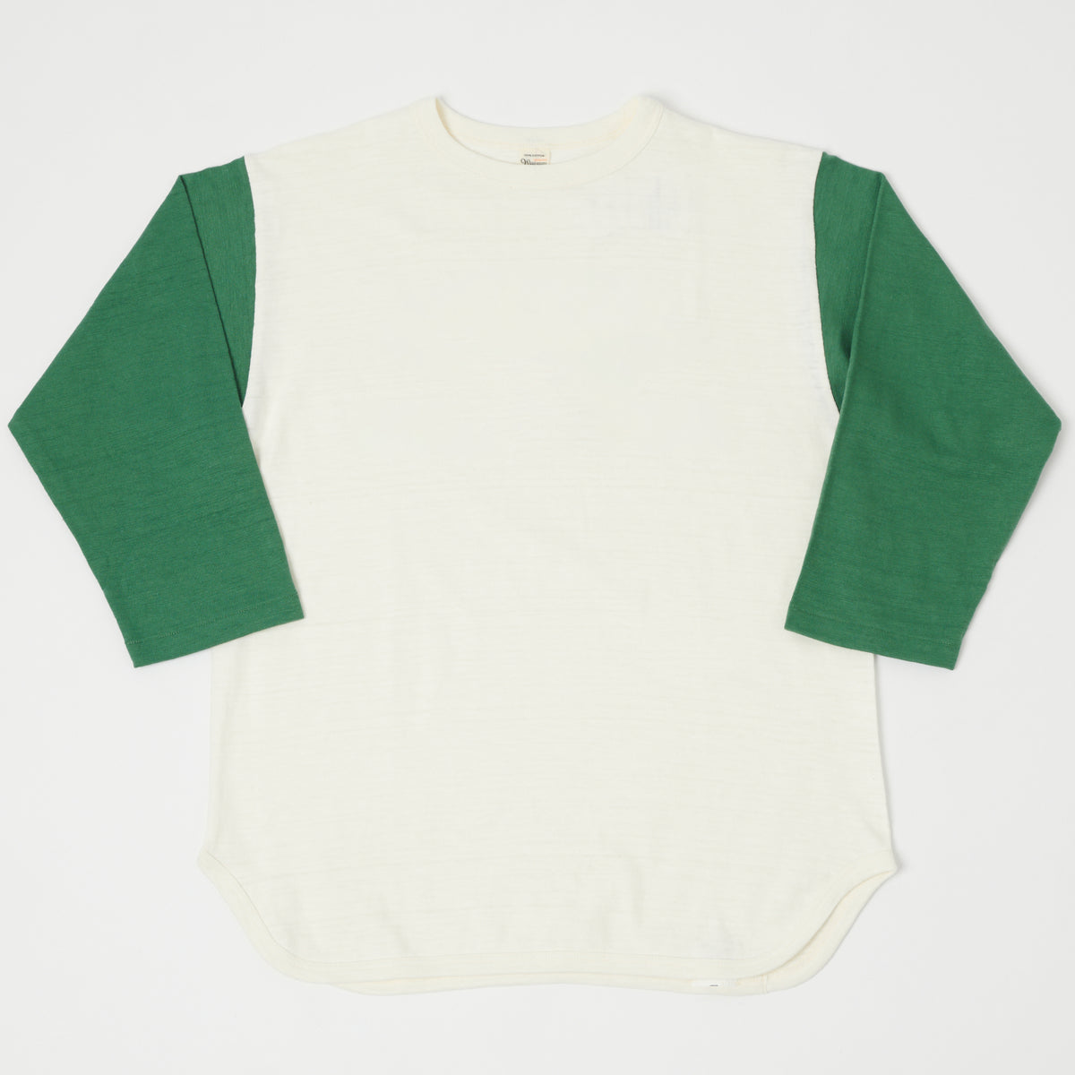 Warehouse & Co 4800 Baseball T-Shirt - Cream/Light Green