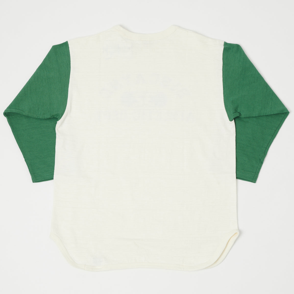 Warehouse & Co 4800 Baseball T-Shirt - Cream/Light Green