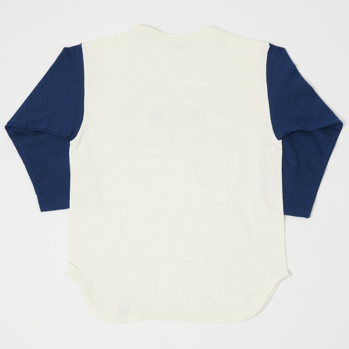 Warehouse & Co 4800 Baseball T-Shirt - Cream/Navy
