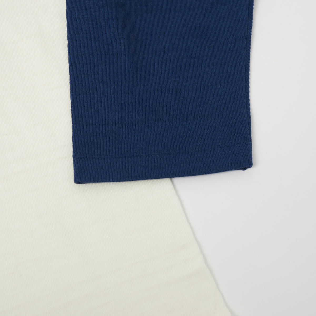 Warehouse & Co 4800 Baseball T-Shirt - Cream/Navy