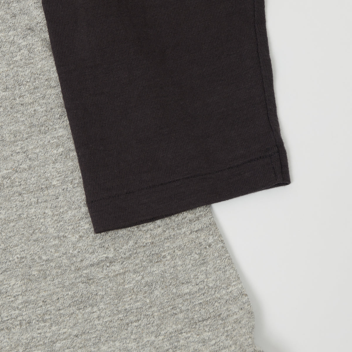 Warehouse & Co 4800 Baseball T-Shirt - Heather Grey/Black