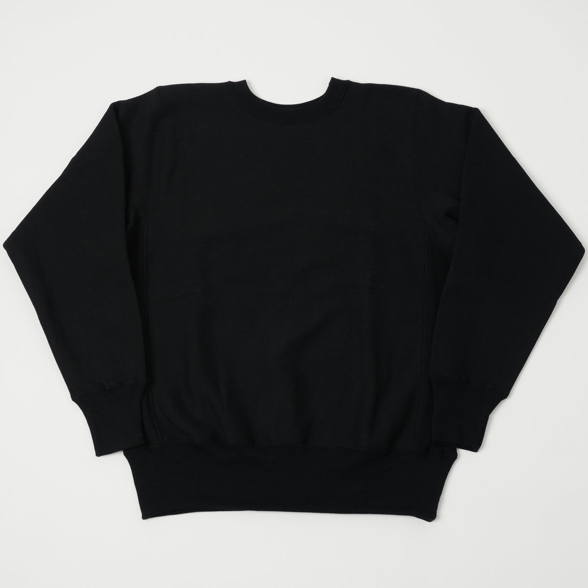 Warehouse & Co 483 Reverse Weave Sweatshirt - Black