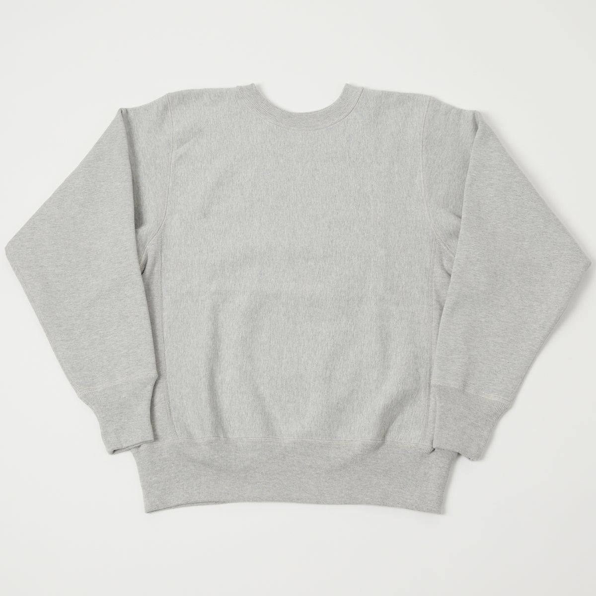 Warehouse & Co 483 Reverse Weave Sweatshirt - Heather Grey