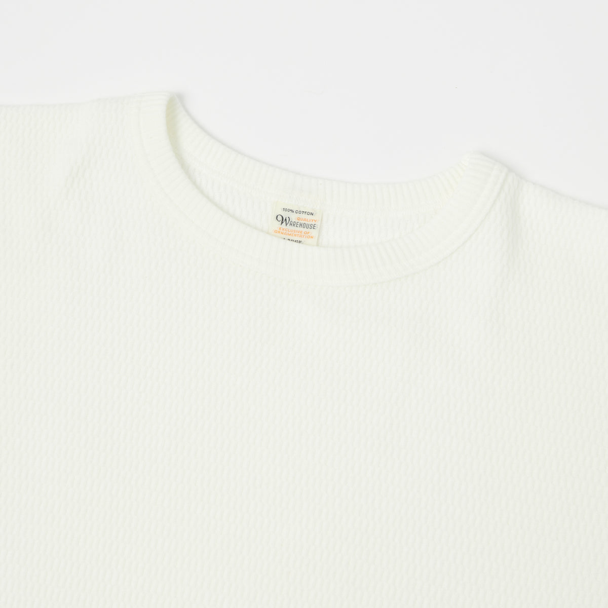 Warehouse & Co 5903 Waffle Knit Thermal T-Shirt - Natural