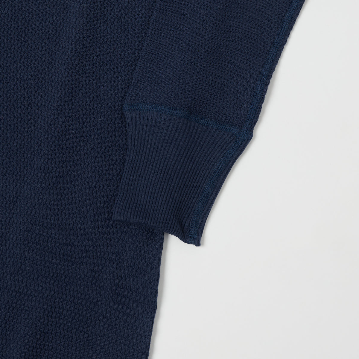 Warehouse & Co 5903 Waffle Knit Thermal T-Shirt - Navy